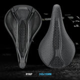 RYET Carbon 3D Printed Bike Saddle 145/155mm