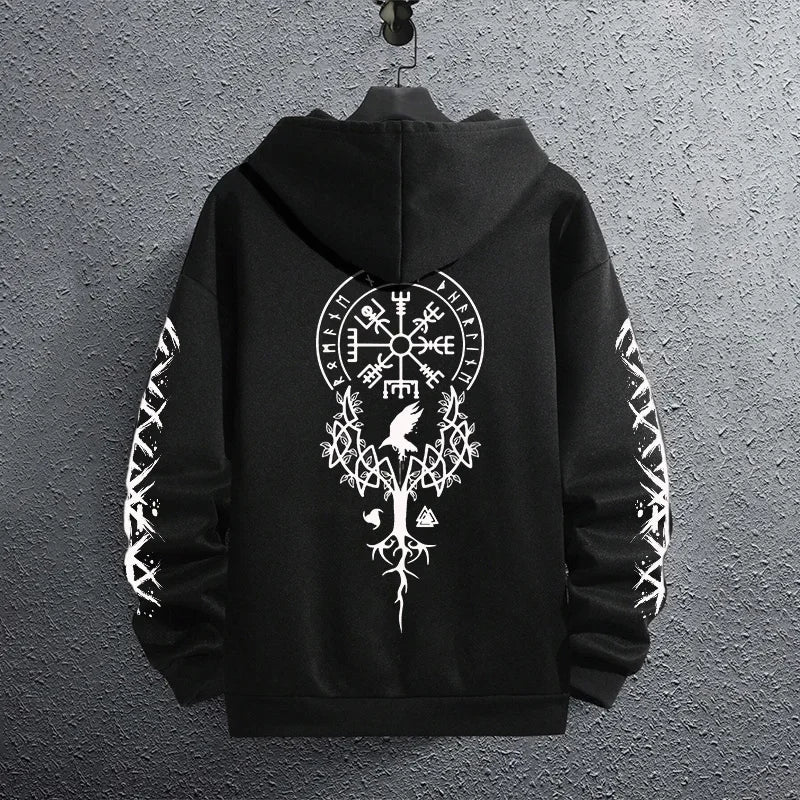 Men’s Classic Black Pullover Hoodie