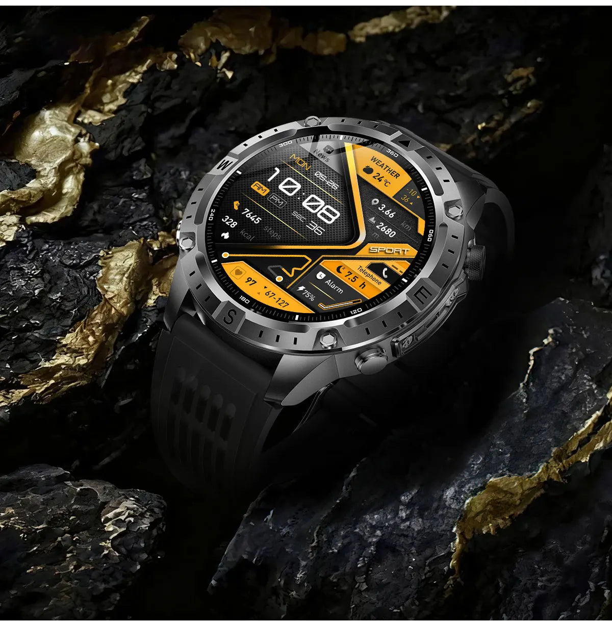 GUHUAVMI TANK Y102 – Military GPS Smart Watch for Men