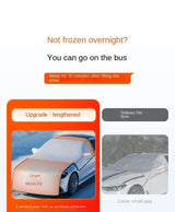 All-Weather Half Car Cover – Windshield & Roof Protection