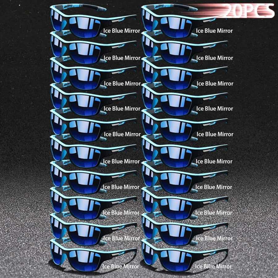 20PCS Multi-Color Sport & Fashion Sunglasses Set