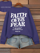 Faith Over Fear Fleece Hoodie