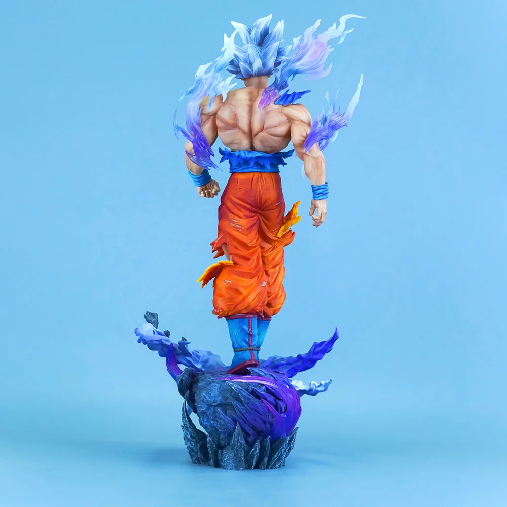 42cm/16.54in Anime Dragon Ball Figure Ultra Instinct Goku Action Figures Pvc Statue Desktop Ornamen Collection Model Toys Gifts