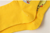 Dancing Duck Cartoon Art Socks