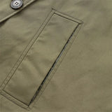 European Style Hooded Trench Jacket