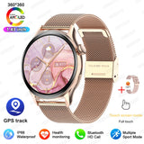 2026 New Lady Fashion Smart Watch women AMOLED HD Screen GPS Sport Heart Rate Bluetooth Call Waterproof Outdoor Smartwatch Women