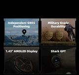 Black Shark GS3 Smartwatch | AMOLED GPS Military-Grade