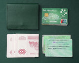 Ultra Thin Genuine Leather Card Holder 8 Slots Mini Wallet Slim Credit Card Case for Men Women