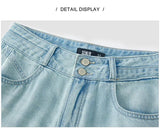 Women's Soft Denim Mid-Rise Wide-Leg Jeans