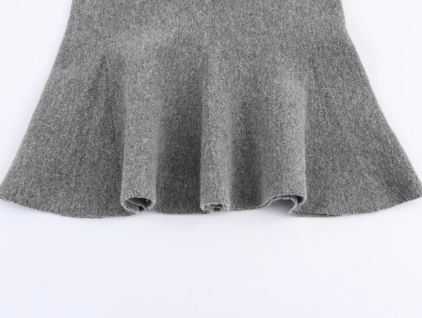Women's 2-Piece Knitted Mini Skirt & Bomber Jacket Set