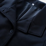 Stand Collar Woolen Short Coat