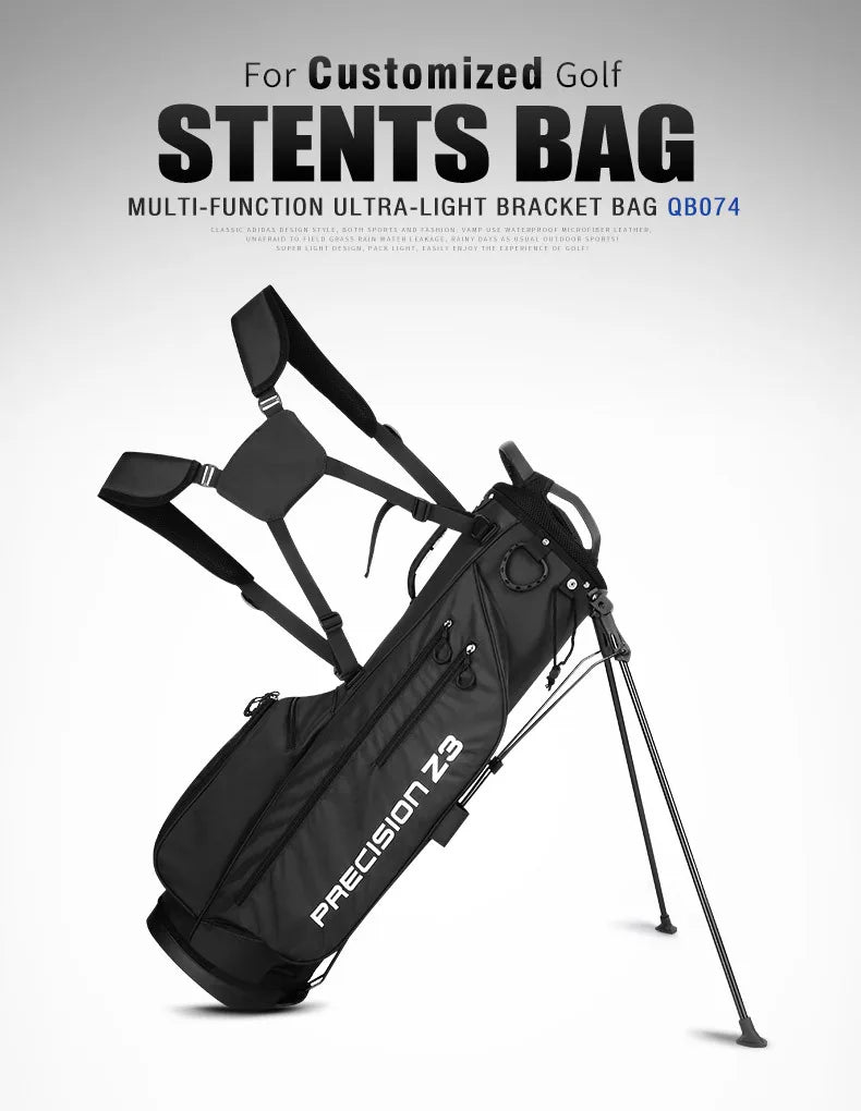 PGM Golf Bags Men Women Lightweight Multifunctional Stand Bag Can Hold a Full Set of Clubs QB074