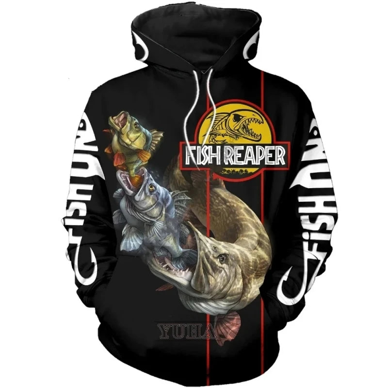 Marlin Fishing Camo 3D Pullover