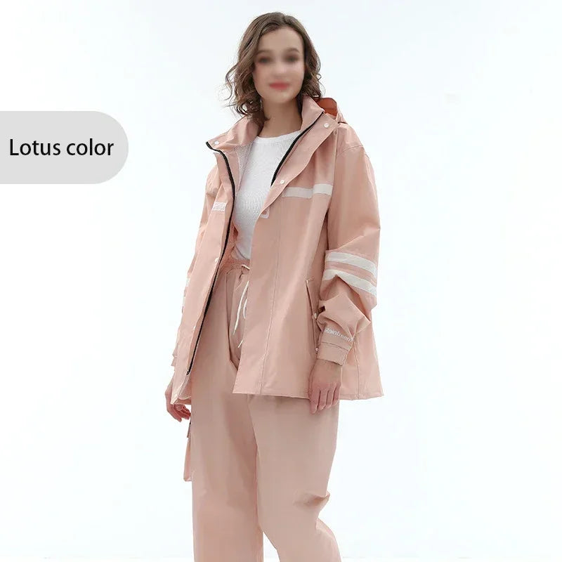 Waterproof Reflective Rain Suit – Jacket & Pants Set