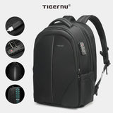 Tigernu Travel Backpacks 14-15.6-17'' Laptop Backpack For Men TSA Anti Theft Backpack Nylon Backpacks Bag For Schoolbag Knapsack