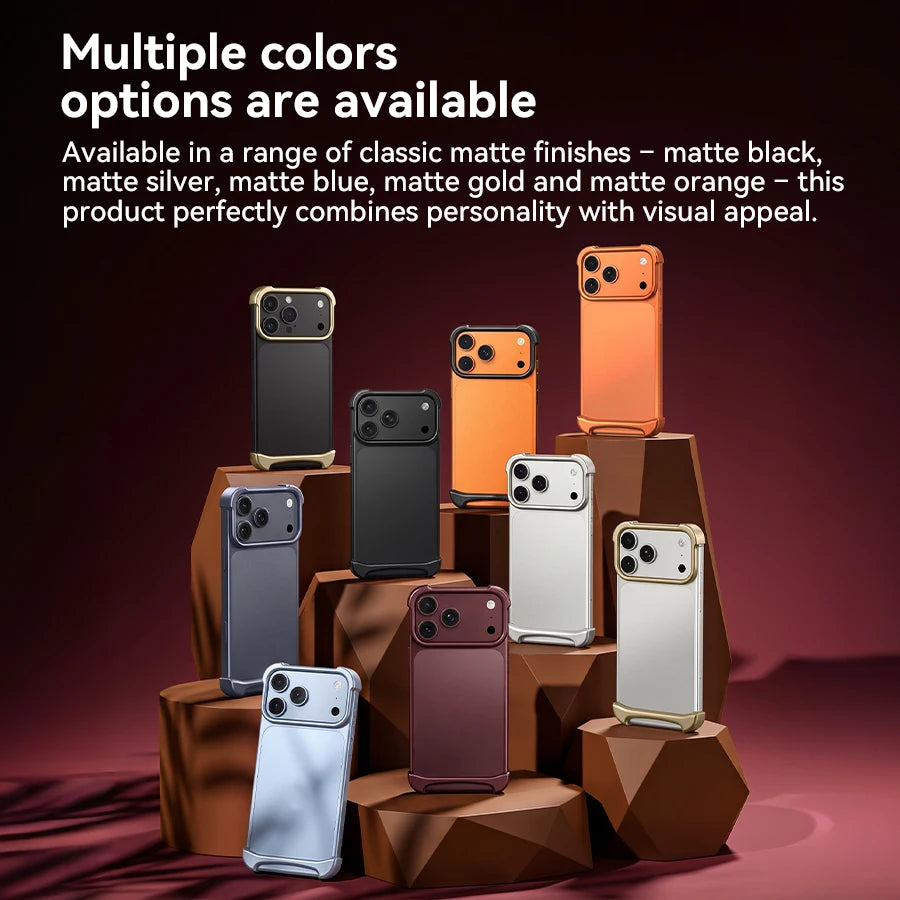 Aluminum Bumper Case for iPhone 17 & 18