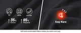 TACVASEN Autumn Winter Fleece Hoodies Mens Thermal Warm Hooded Sweatshirts Pockets Casual Hoodies Pullover Tops Male