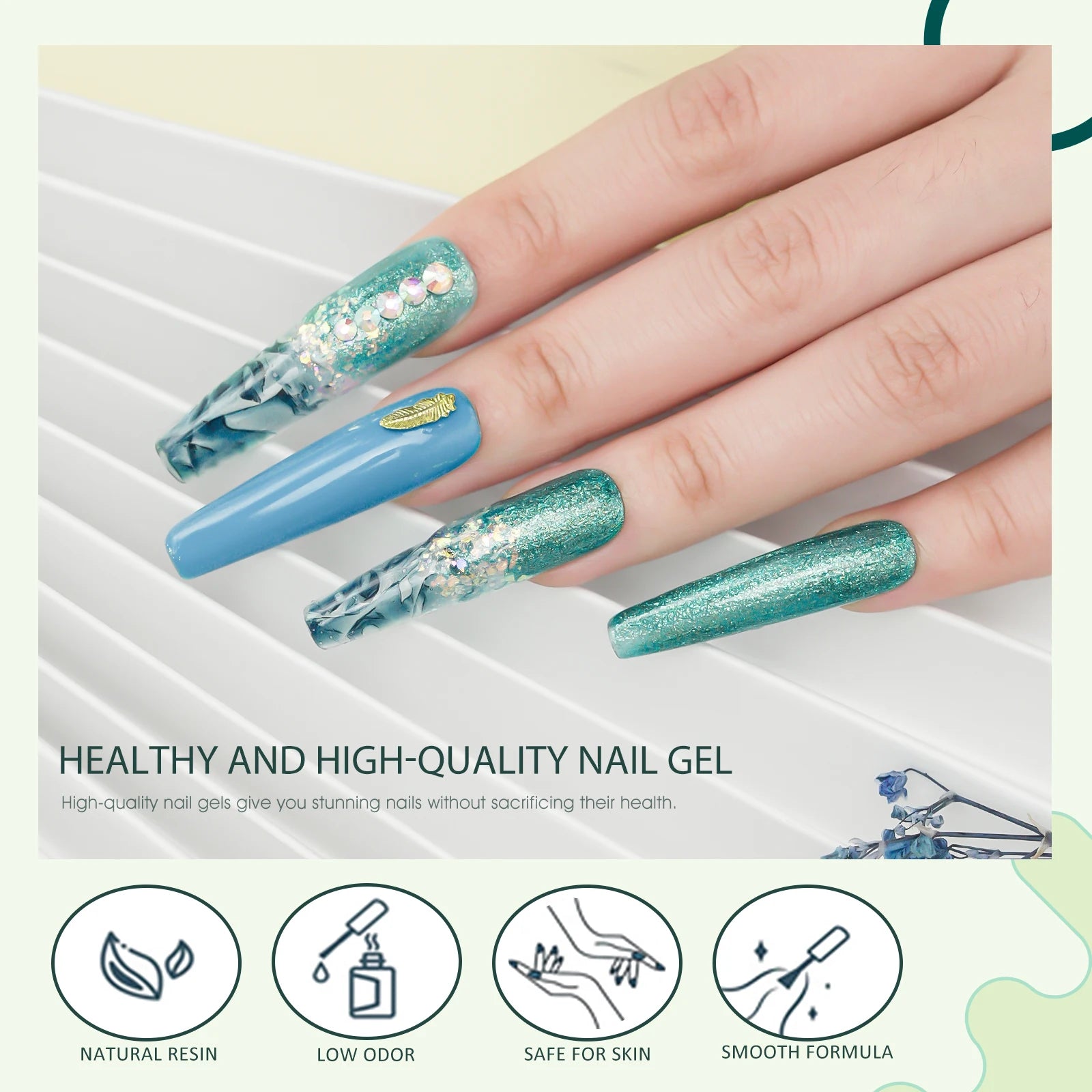 Venalisa HEMA-Free Gel Polish Kit | 6 Shades, 7.5ml