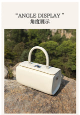 YANATARI Genuine Leather Woman Bag Shoulder Bag Handbags Ladies Crossbody Bags Luxury Designer Minimalism Bag Mini Bag White