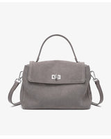 2026 NEW Autumn winter women's Natural Suede leather Crossbody Bag luxury designer Genuine Leather commuting messenger bag