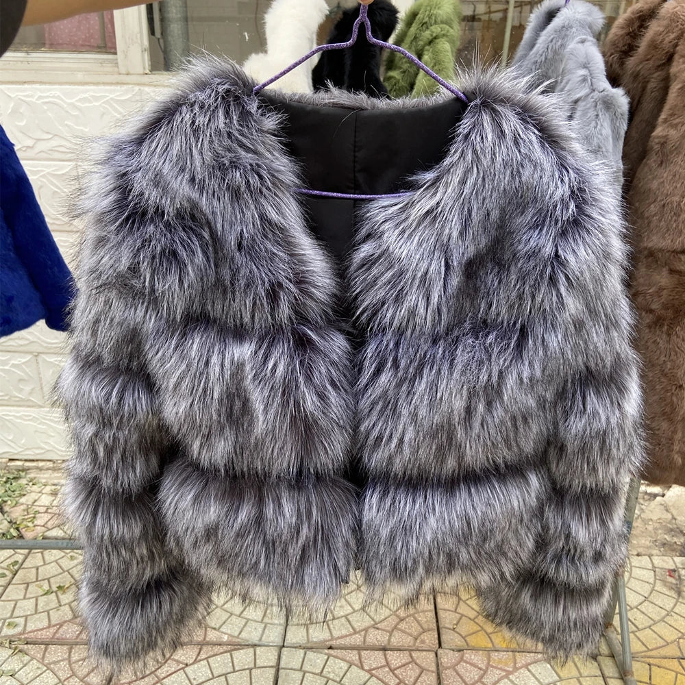 Premium Faux Fur Winter Coat