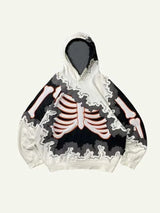 Men’s Skull Graphic Pullover Hoodie