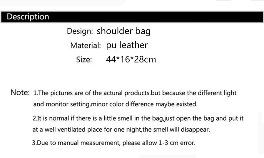 Large Capacity PU Leather Tote