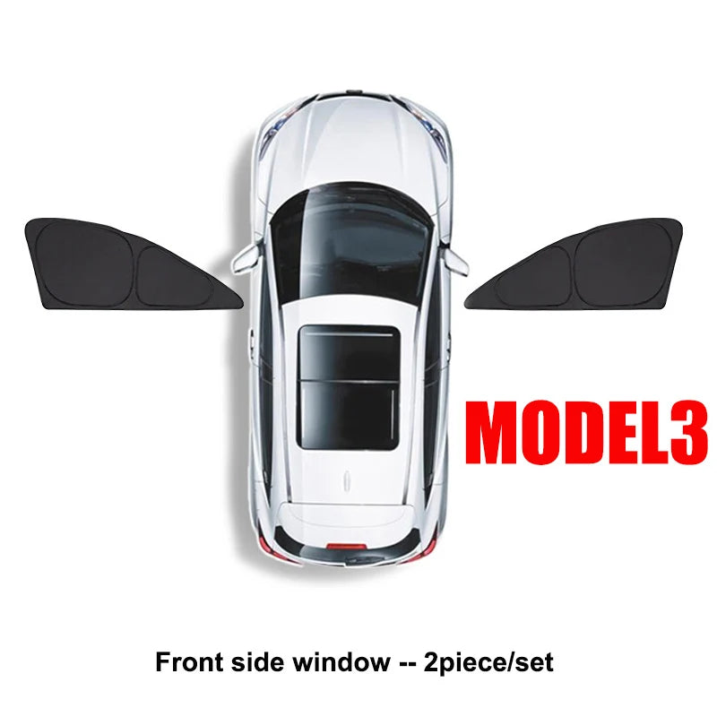 Tesla Model 3 Highland Window Sun Shade & Privacy Blind