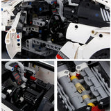 NEW Technical 1:8 Scale 1580PCS+ 42096 Performance Racing Car Kits Mechanical Group Building Blocks Car MOC Model Collection Toy