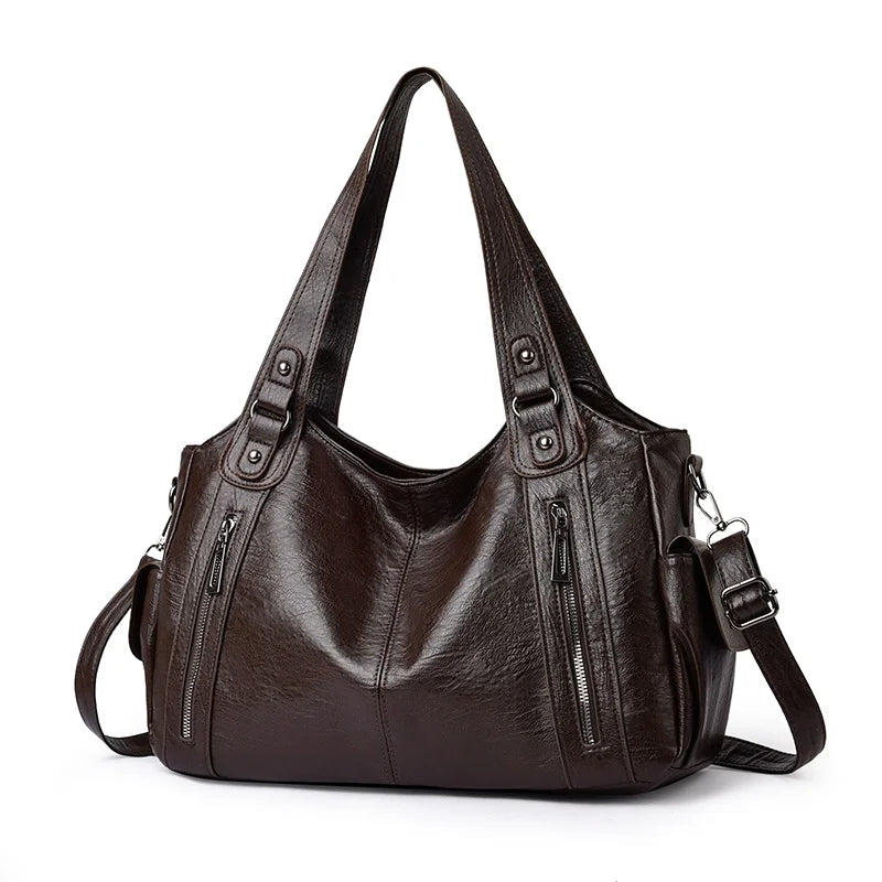 Elegant PU Leather Daily Handbag | American-Crafted Versatile Crossbody