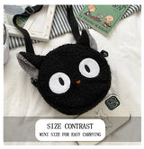 Japanese Style Kawaii Bag Women Cartoon Plush Shoulder Bag for Women New Crossbody Bag Small Phone Purse Bolsa Feminina