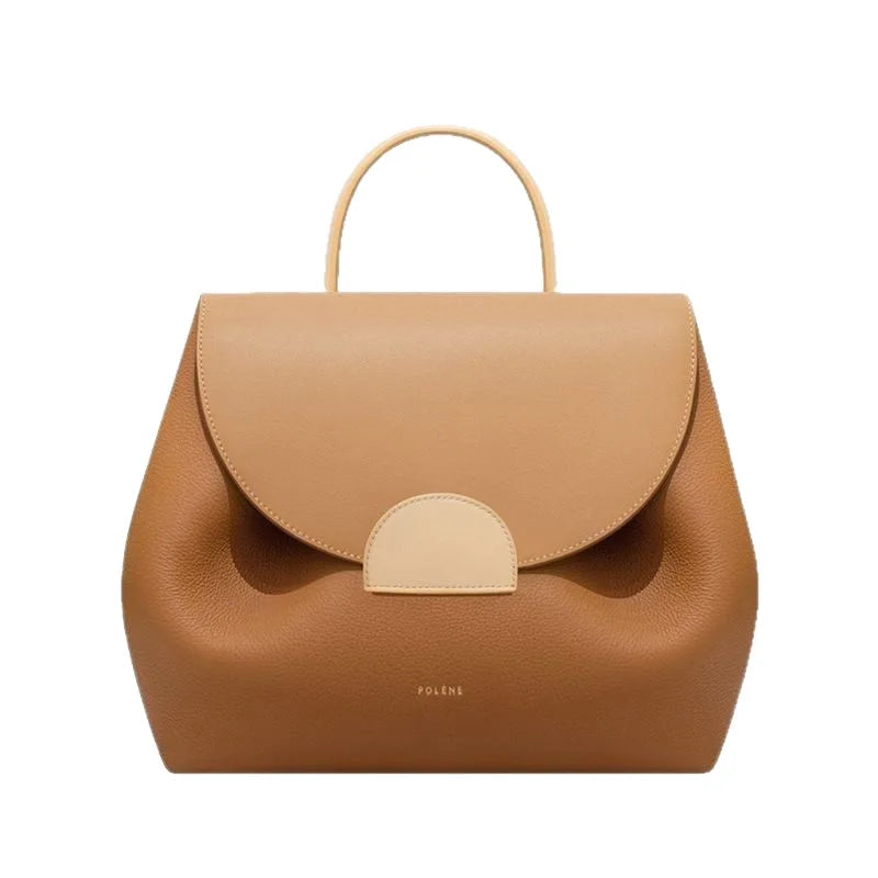 Luxury Genuine Leather Rectangle Crossbody