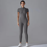 Performance Zip-Front Yoga Jumpsuit