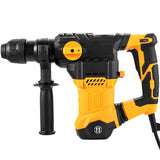 SucceBuy 1500W Rotary Hammer Drill Max Drilling 32mm 4 Modes Plus Corded Demolition Chipping Metal Concrete Breaker Jackhammer