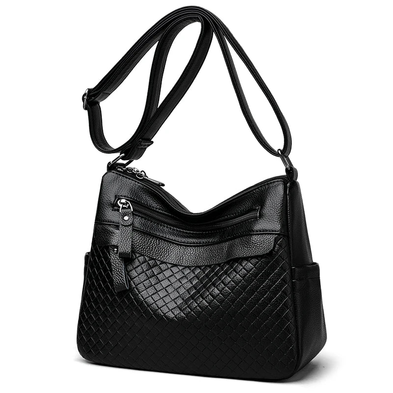 Fashion Women's Brand Trendy Shoulder Bag Leather Crossbody Bag High Quality Women Tote Bags 2024 Large Capacity Female Handbags