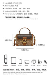Contrast Color Luxury Box Bag