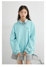 Women's Embroidered Raglan Sweatshirt