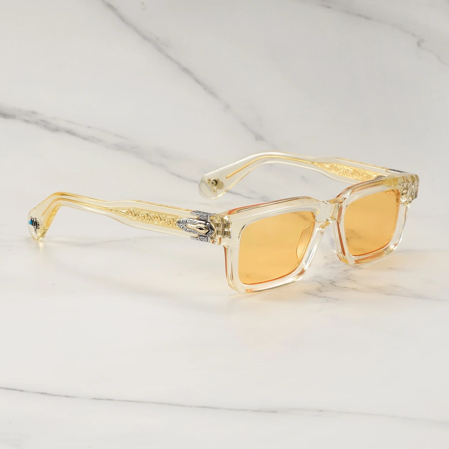PRILEY Belvedere Vintage Square Sunglasses for Men & Women