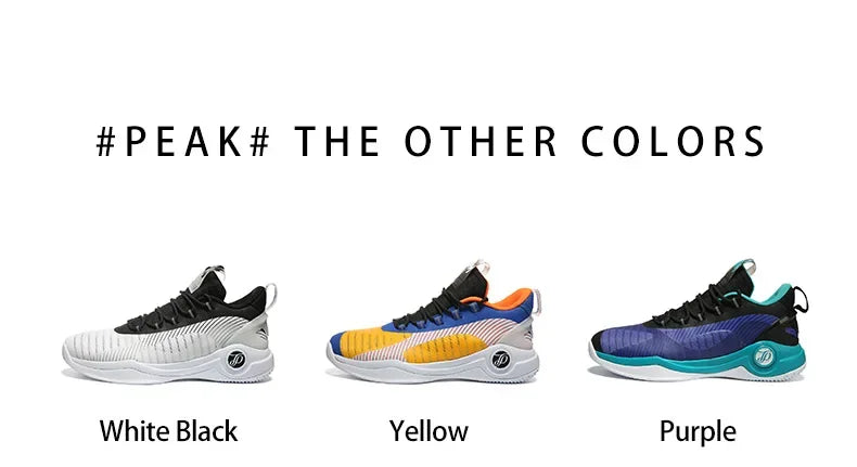 PEAK Tony Parker knight Basketball Shoes Outdoor Non slip Men Sports Shoes Wearable P-MOTIVE Cushion Rebound Breathable Sneakers