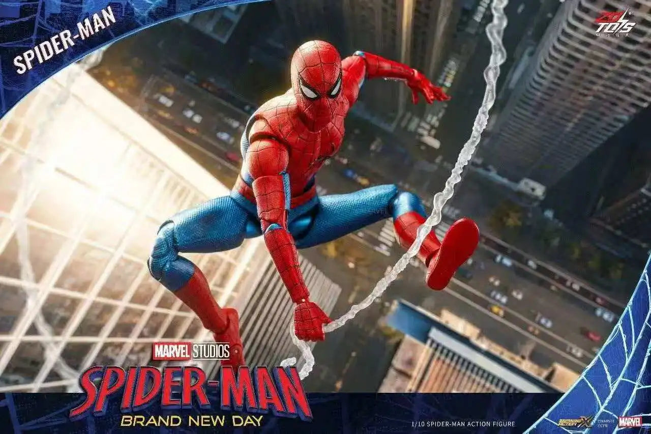 New ZD Toys Spider Man Brand New Day Action Figures Peter Parker Mecha Joint Movable Model Anime Avengers Collection Toys