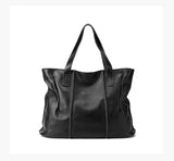 Women's Large Capacity Cowhide Handbag Female Retro Fashion Luxury Bags Ladies Real Natural Cow Leather Shoulder Bag for Lady