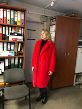 Luxury Faux Rabbit Fur Winter Overcoat