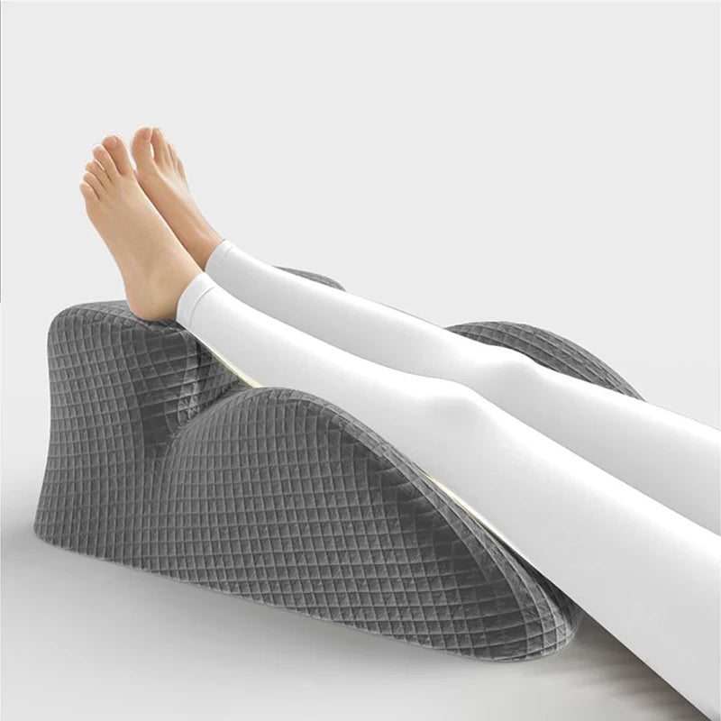 Adult Contoured Memory Foam Hip & Lumbar Support Cushion, Orthopedic Body Lift Pillow for Sitting Up, Flat Lying & Prone Rest