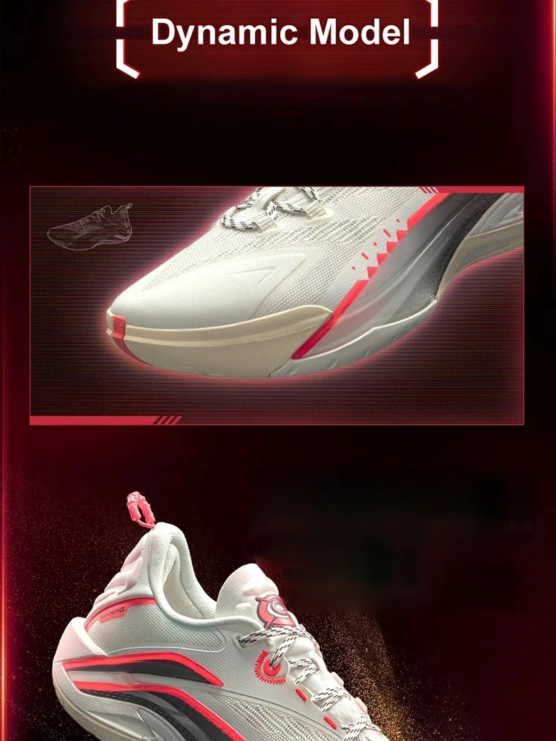 Li-Ning Men's BADFIVE SNIPER I SUPER On Door Basketball Shoes BOOM Cushion Wearable LiNing Stable Support Sports Sneaker ABFV005