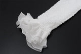 Shestyle Texture White Women 2 Piece Sets Autumn Ruffles Super Short Crop Tops V Neck Sheath Skirts Brand Design Party Outfits
