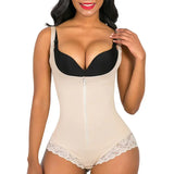 USA-Made Colombian Body Shaper | Lace Tummy Control Bodysuit & Waist Traine