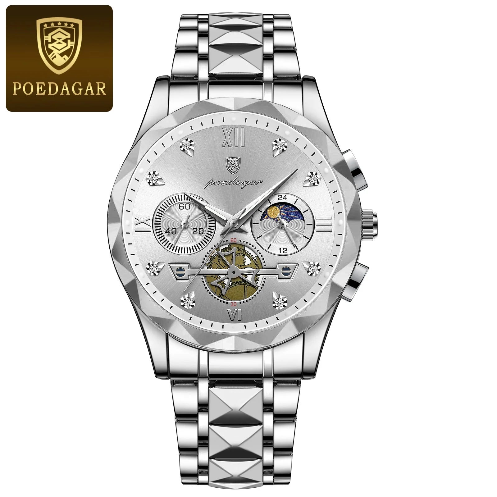 POEDAGAR 996 Men's Luxury Chronograph Watch