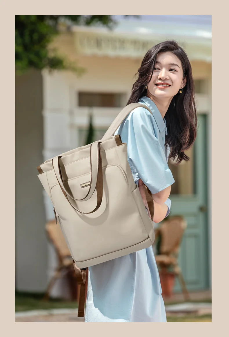 GOLF Backpack for Women Convertible Shoulder Bag Ladies Aesthetic School Backpack with 15.6" Laptop Compartments Secret Pocket