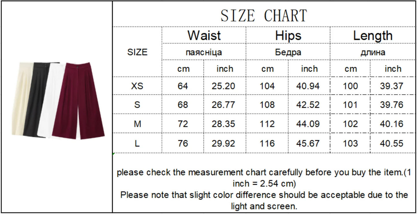 2-Piece Sleeveless V-Neck Trouser Set with Belt – Summer Commuter Wide Leg Suit