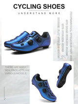 2026 MTB Cycling Sneaker Men A5 Leather Self-Locking Cleat Spd Road Bike Shoes Women Flat Trail Train Mountain Bicycle Shoes